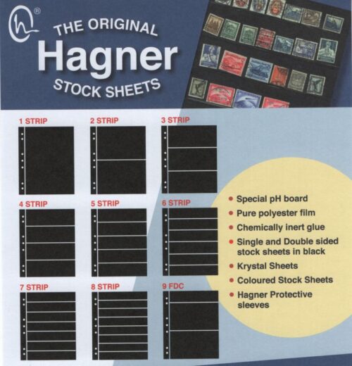 Hagner Single Sided Stock sheets