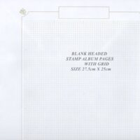 Nivek Blank Stamp Album Pages 27.5cm x 25cm